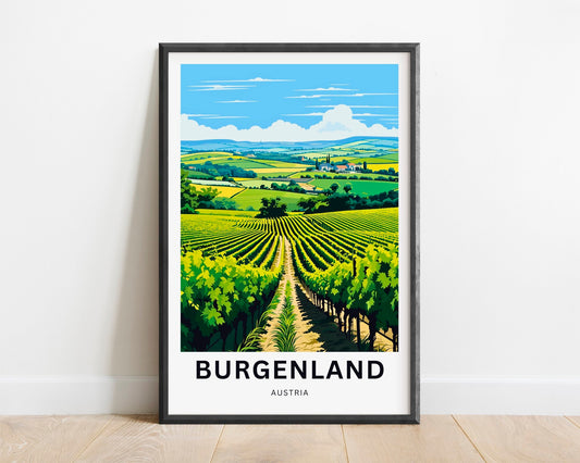 Burgenland Travel Poster