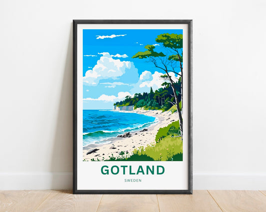 Gotland Travel Poster