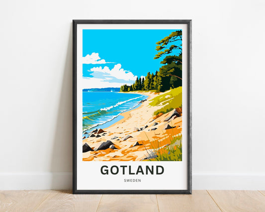 Gotland Travel Poster