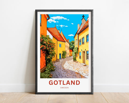 Gotland Travel Poster