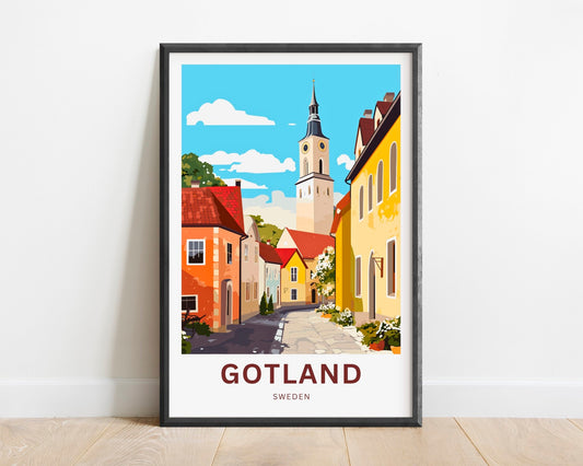 Gotland Travel Poster