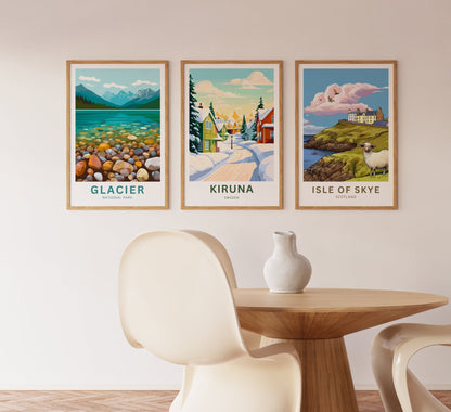 Kiruna Travel Poster