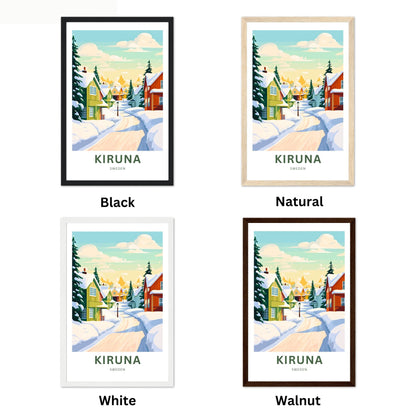 Kiruna Travel Poster
