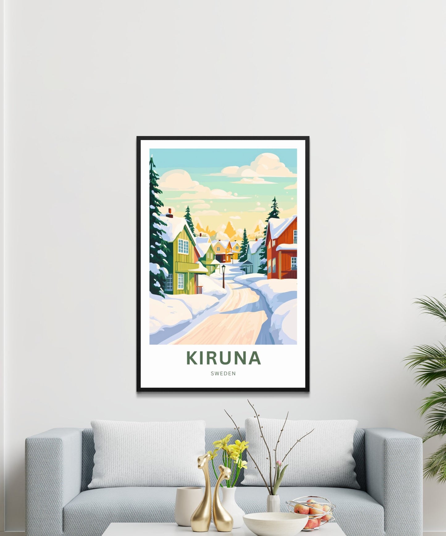 Kiruna Travel Poster