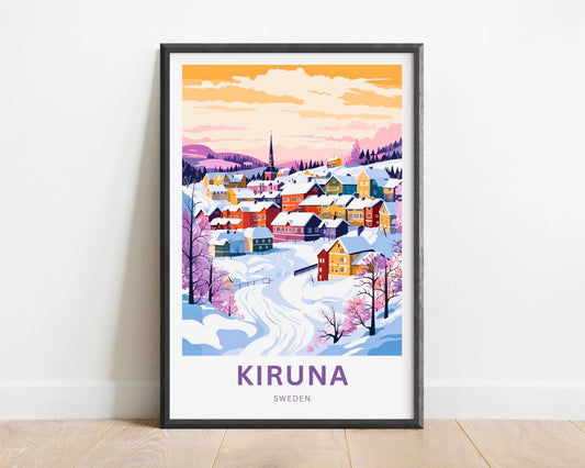 Kiruna Travel Poster
