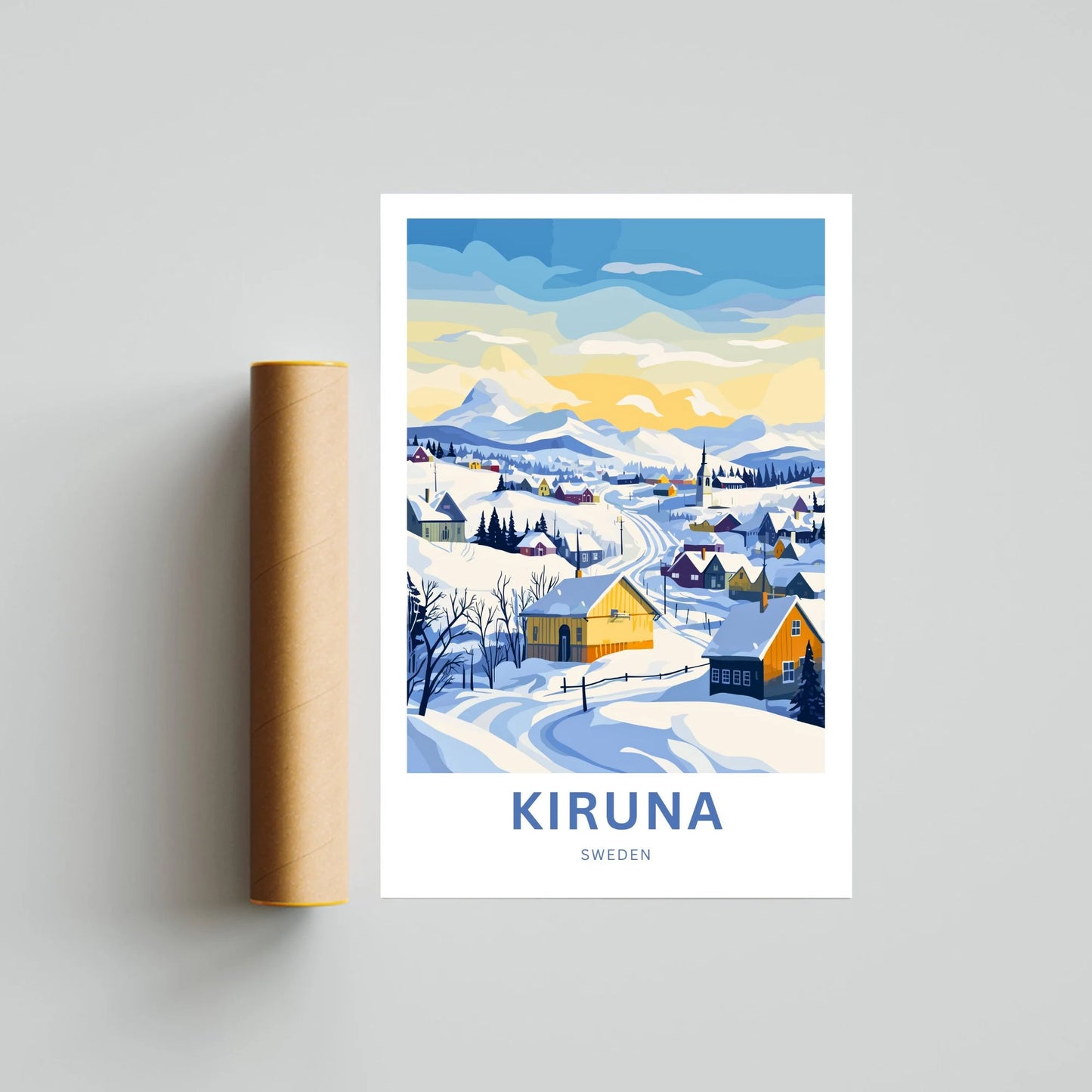 Kiruna Travel Poster