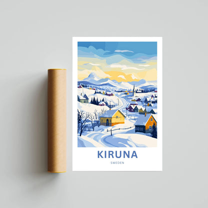 Kiruna Travel Poster