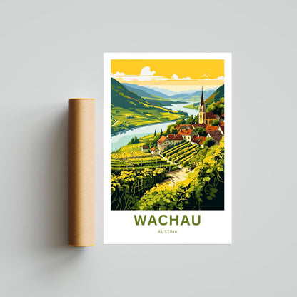 Wachau Travel Poster