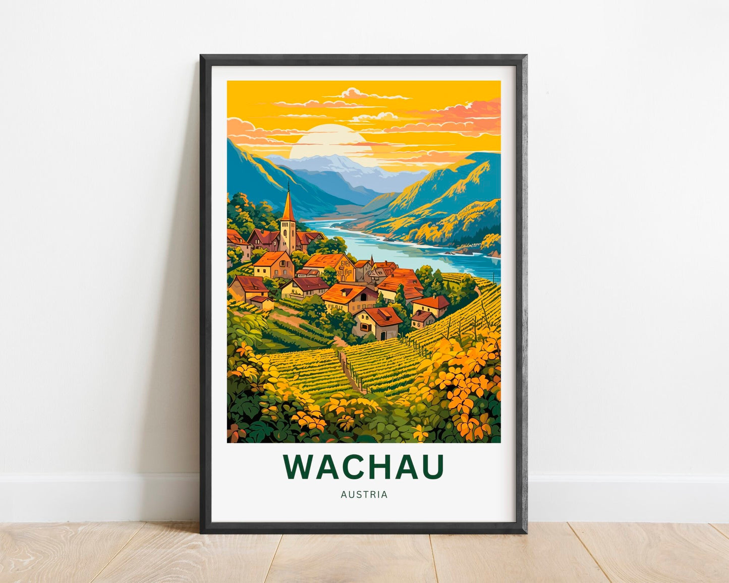 Wachau Travel Poster