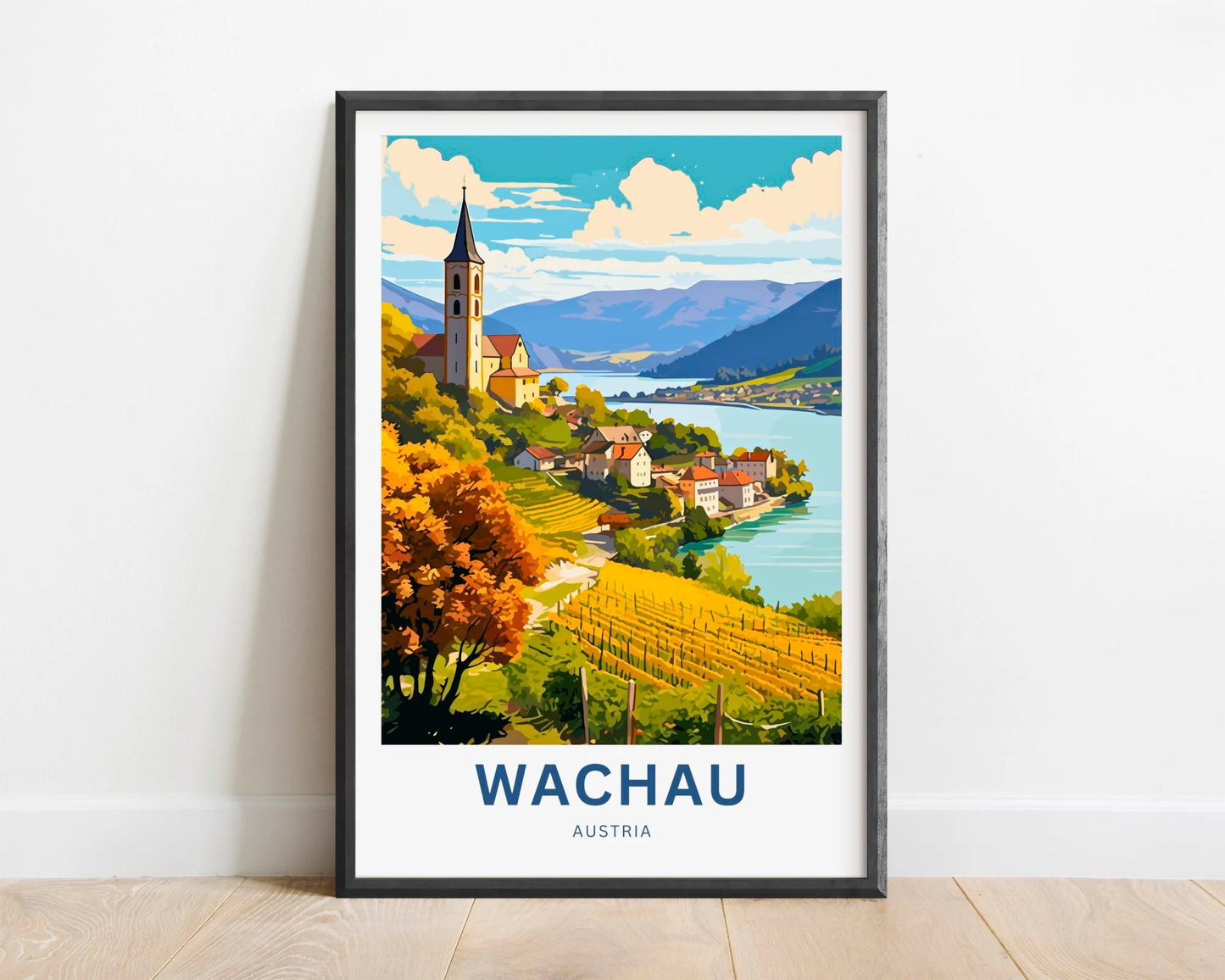 Wachau Travel Poster