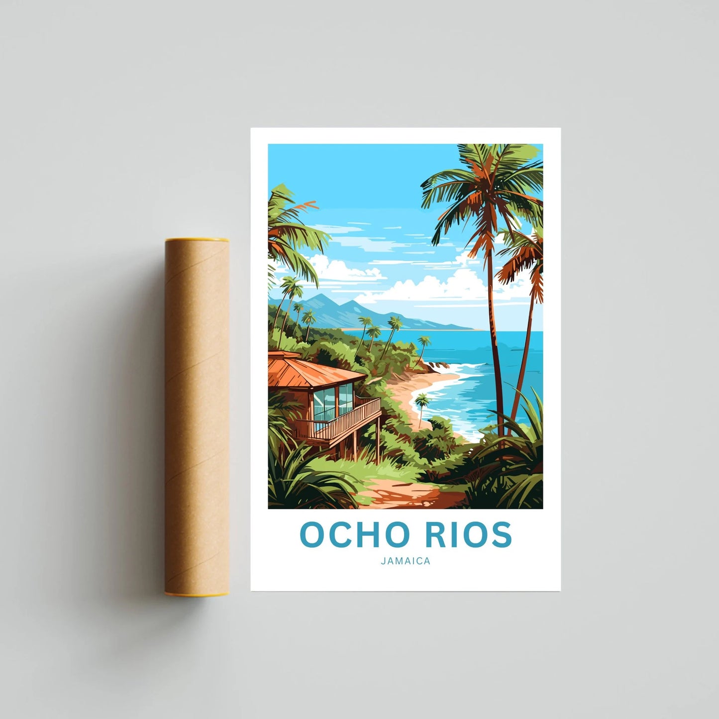 Ocho Rios Travel Poster