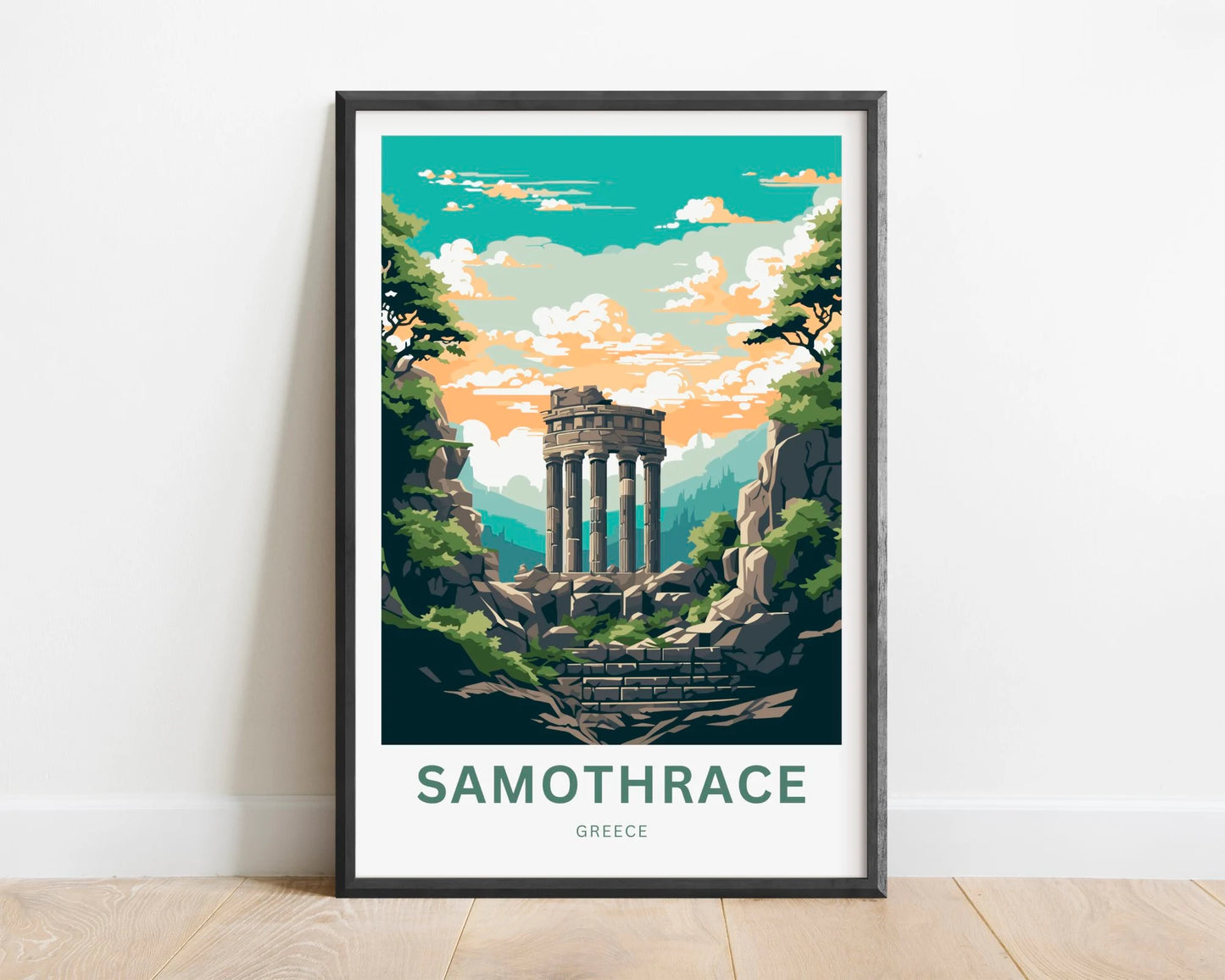 Samothrace Travel Poster