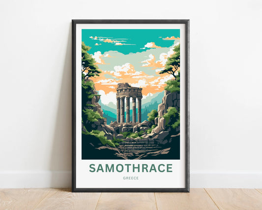 Samothrace Travel Poster