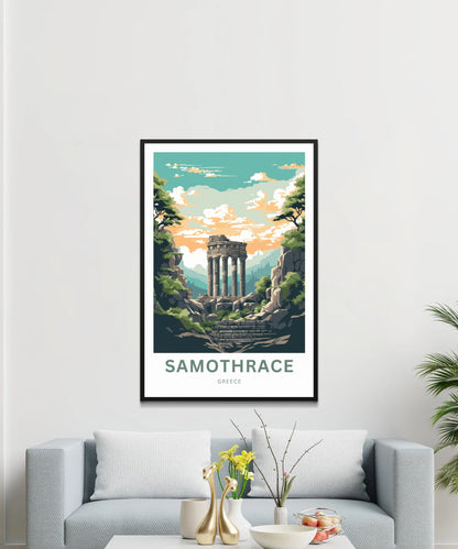 Samothrace Travel Poster