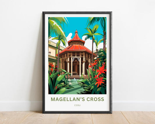 Magellan's Cross Travel Poster