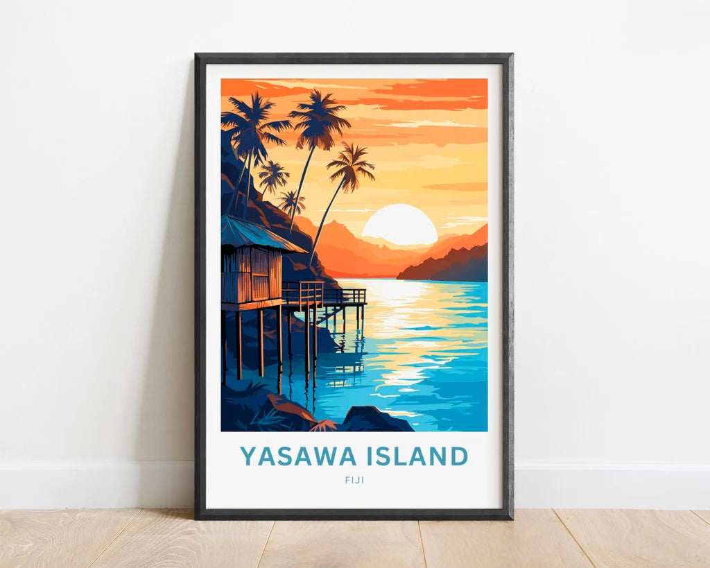 Yasawa Island Travel Poster