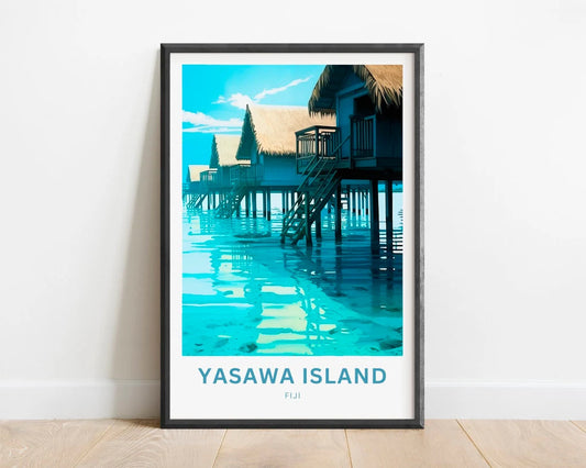 Yasawa Island Travel Poster