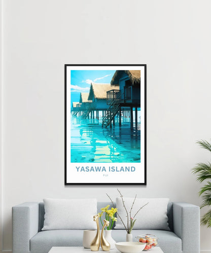 Yasawa Island Travel Poster