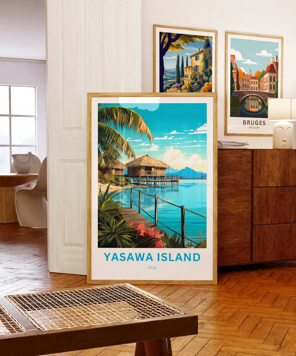 Yasawa Island Travel Poster