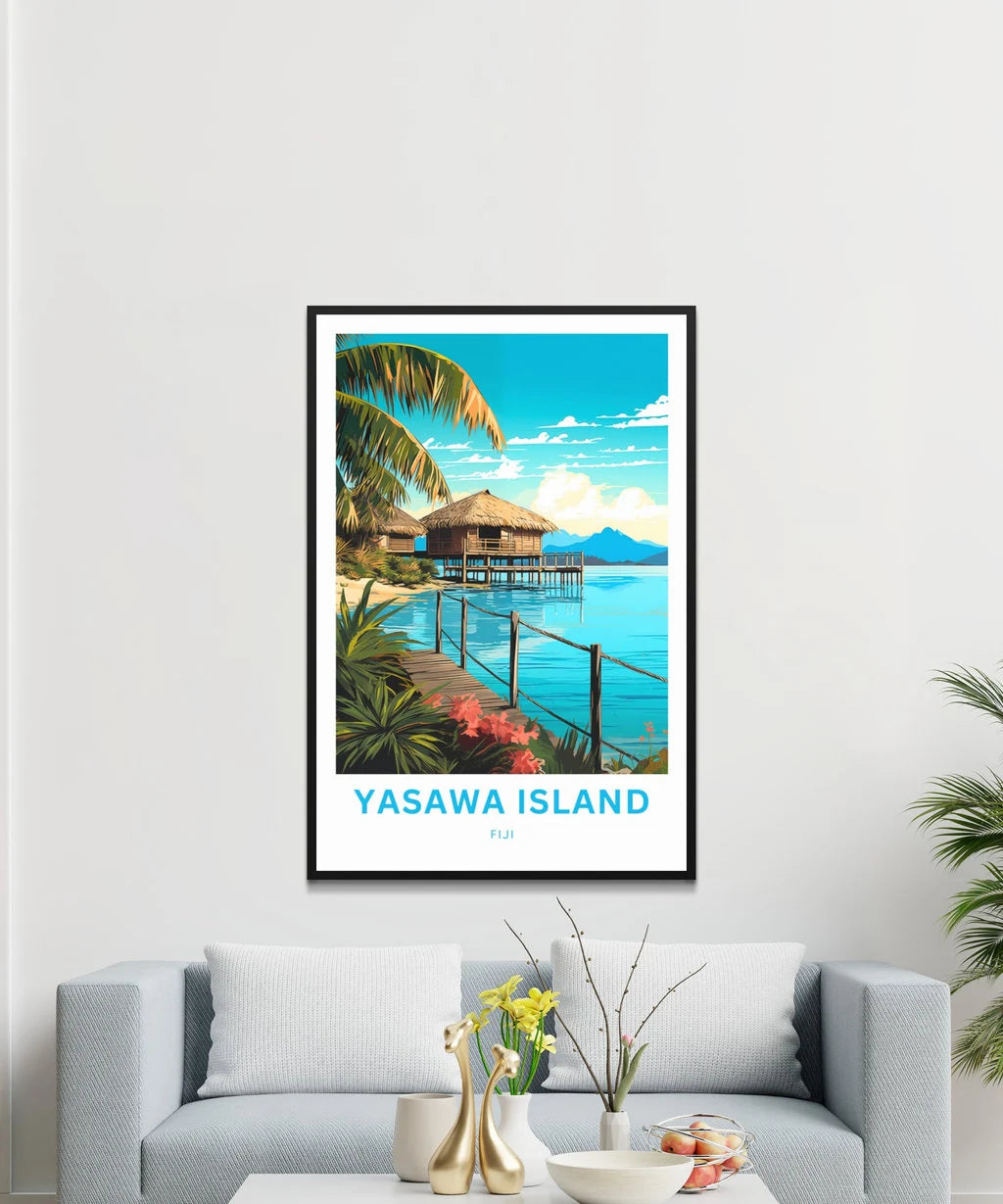 Yasawa Island Travel Poster