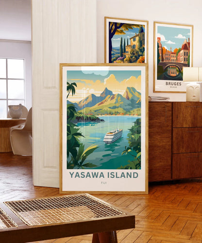 Yasawa Island Travel Poster