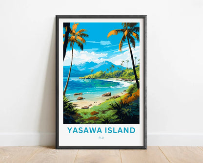 Yasawa Island Travel Poster