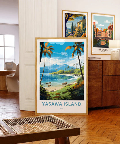 Yasawa Island Travel Poster