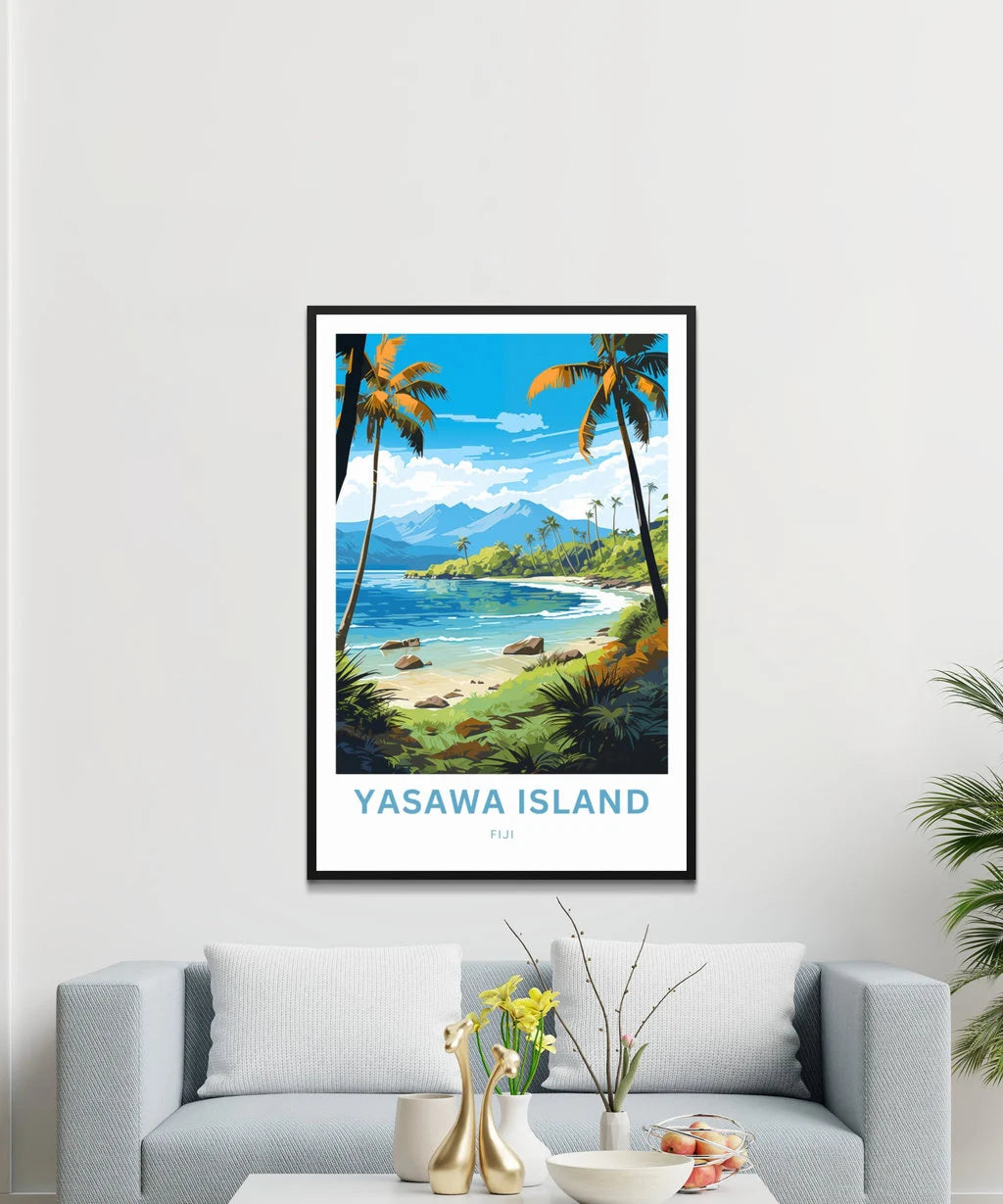 Yasawa Island Travel Poster