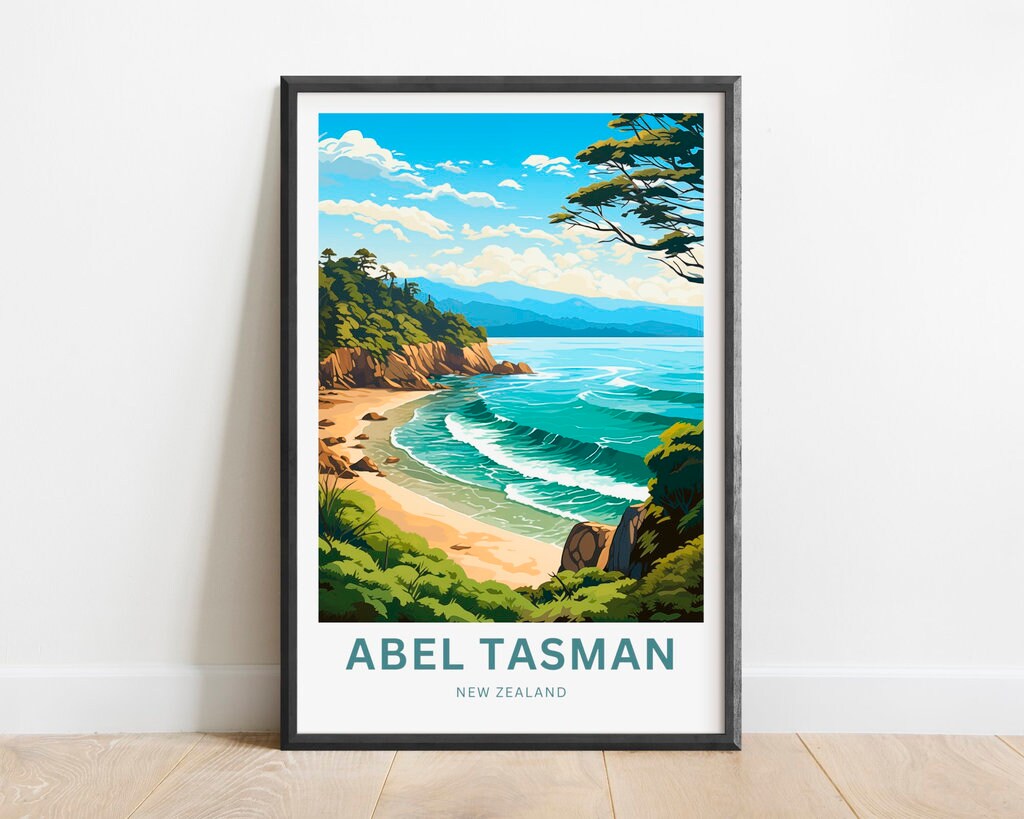 Abel Tasman Park Travel Poster - Wilderness Charm