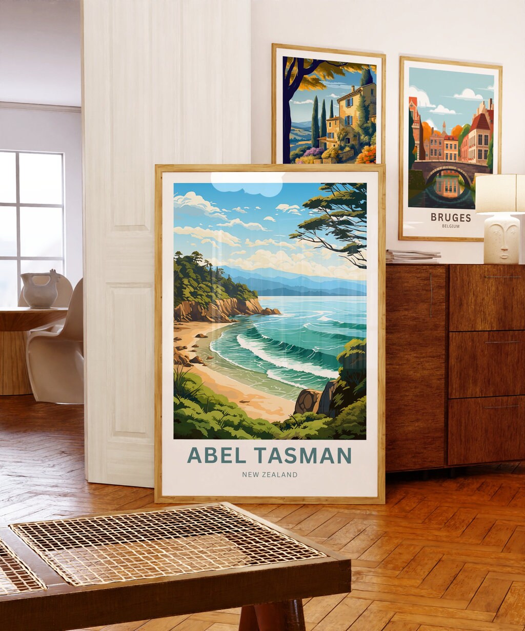 Abel Tasman Park Travel Poster - Wilderness Charm