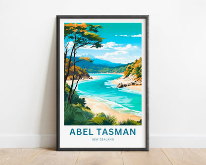 Abel Tasman Park Travel Poster - Tranquil Escape