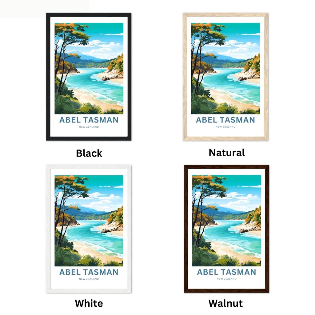 Abel Tasman Park Travel Poster - Tranquil Escape