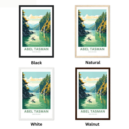 Abel Tasman Park Travel Poster - Serene Landscapes