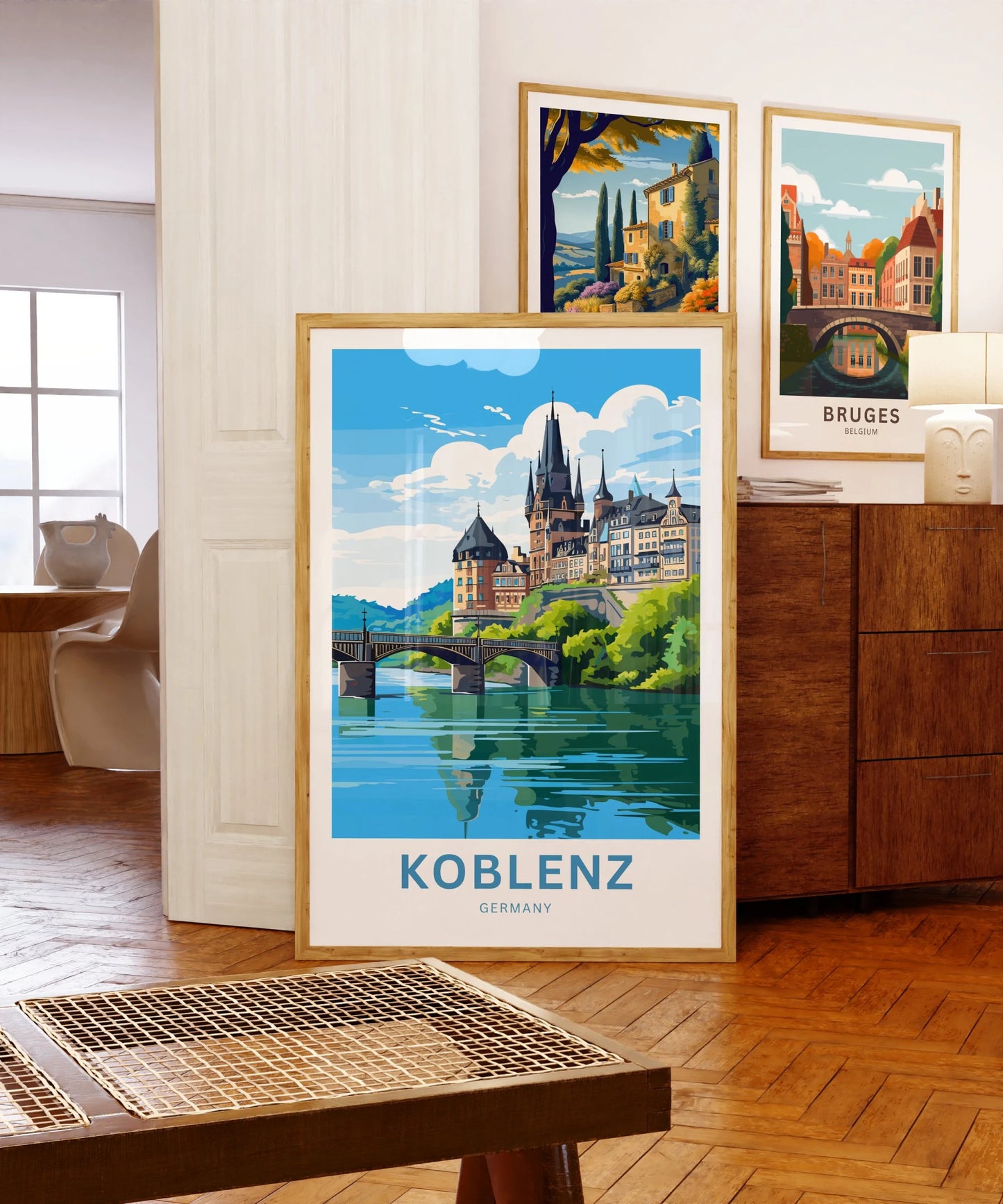 Koblenz Travel Poster
