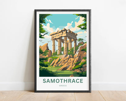 Samothrace Travel Poster