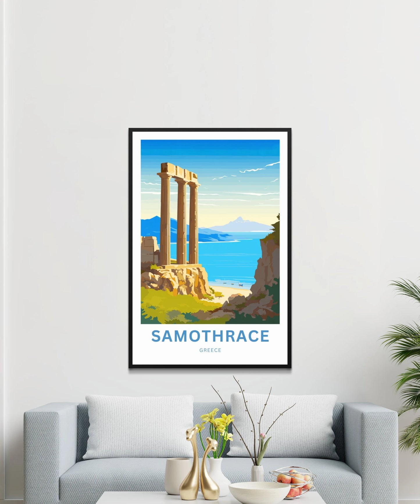 Samothrace Travel Poster