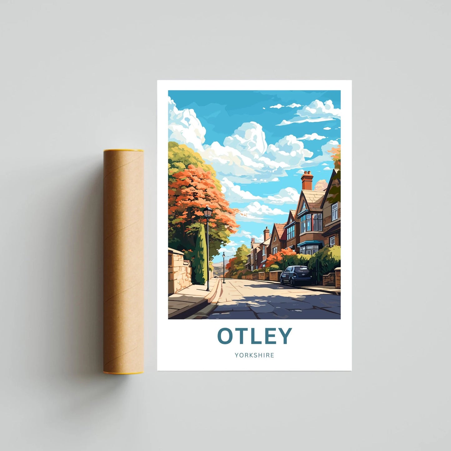 Otley Travel Poster