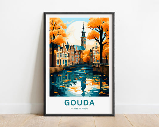 Gouda Travel Poster