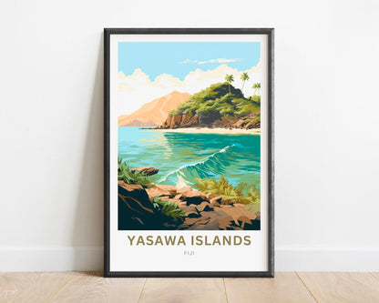 Yasawa Island Travel Poster