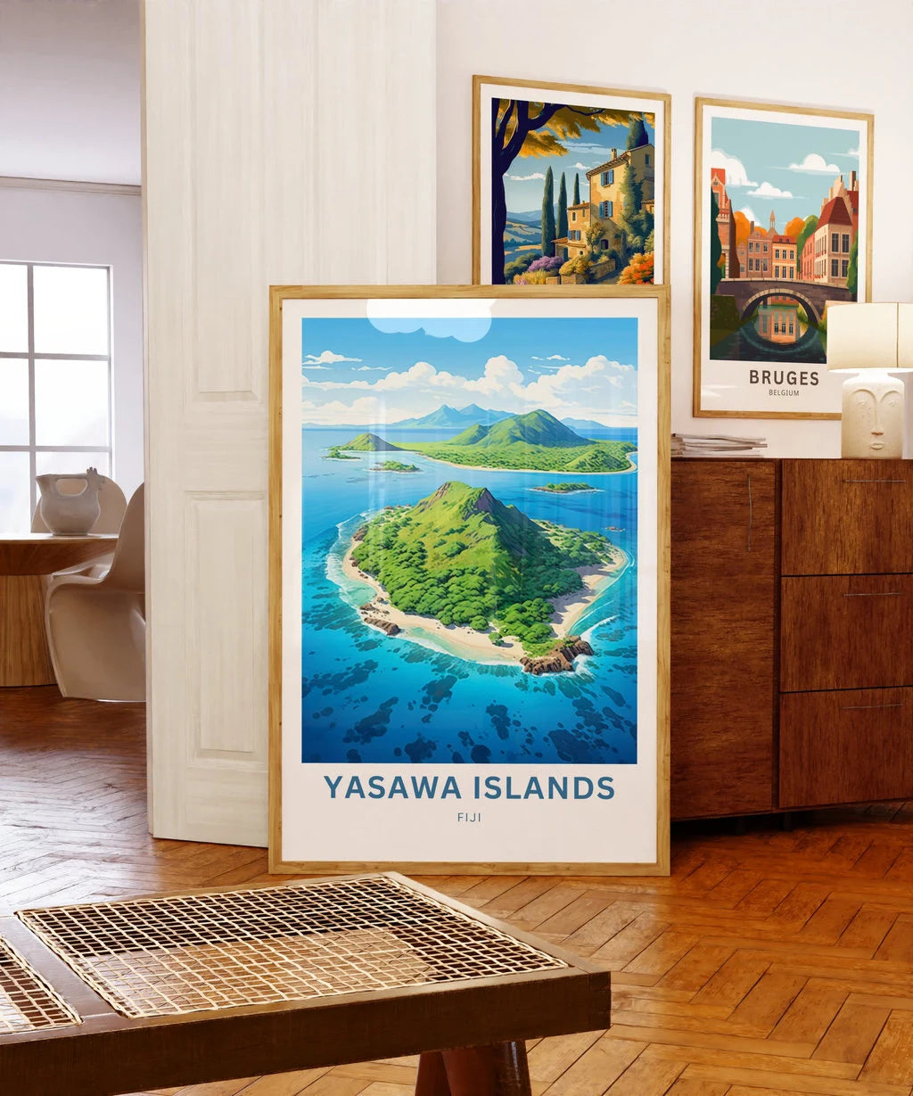 Yasawa Island Travel Poster