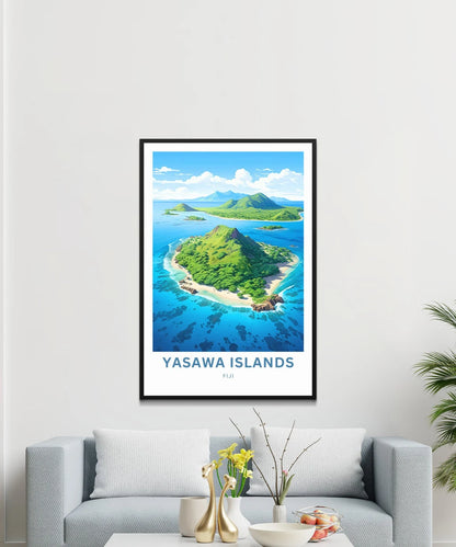 Yasawa Island Travel Poster