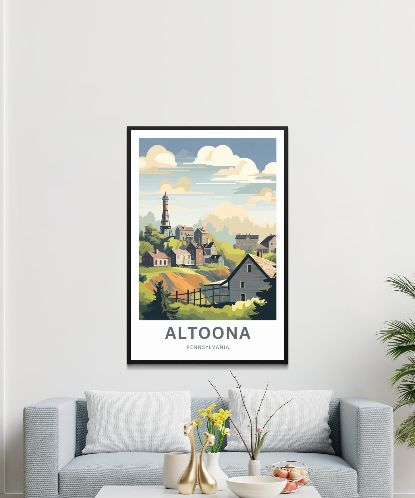 Altoona Travel Poster - Industrial Charm