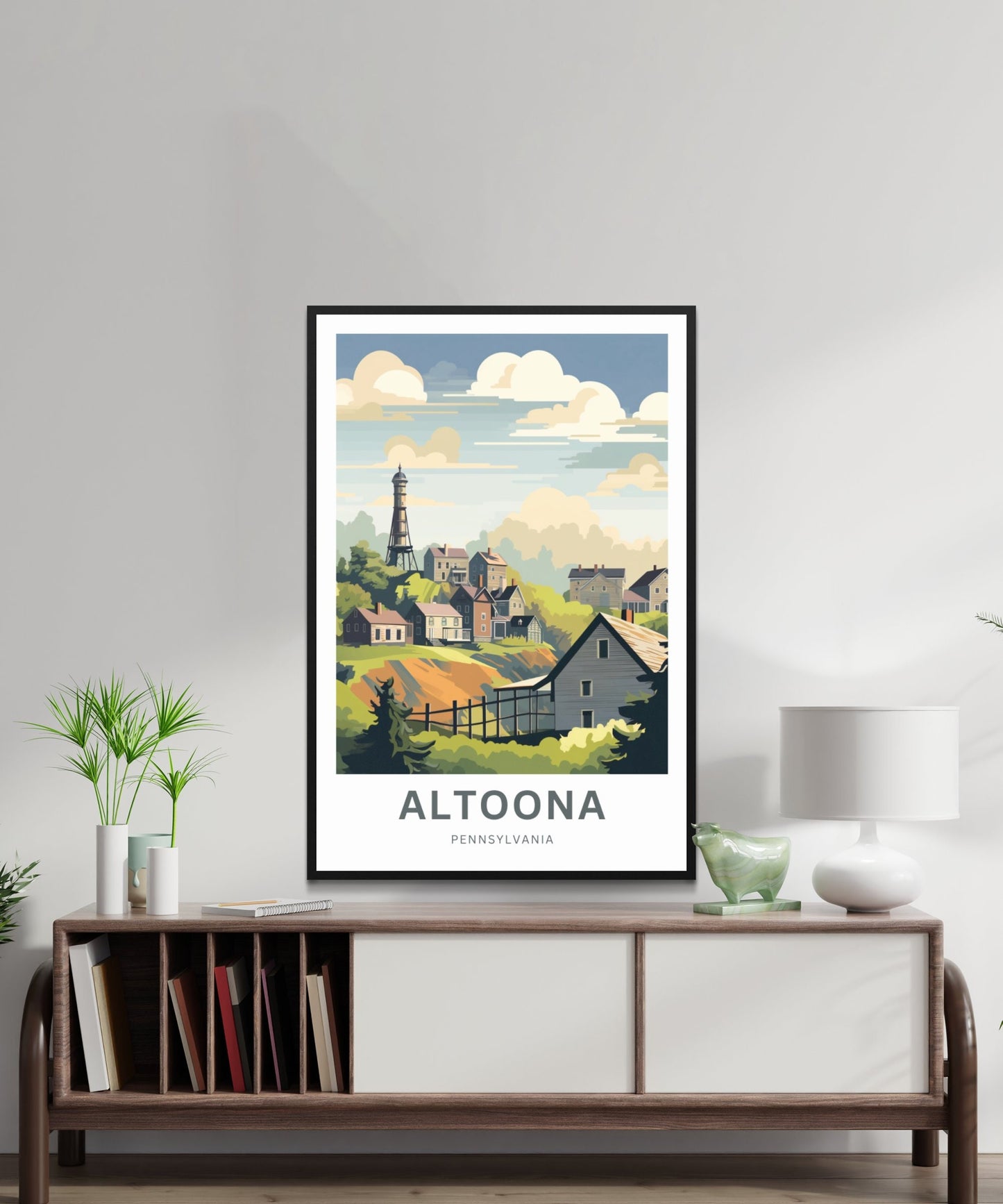 Altoona Travel Poster - Industrial Charm