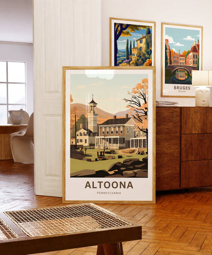 Altoona Travel Poster - Architectural Gems