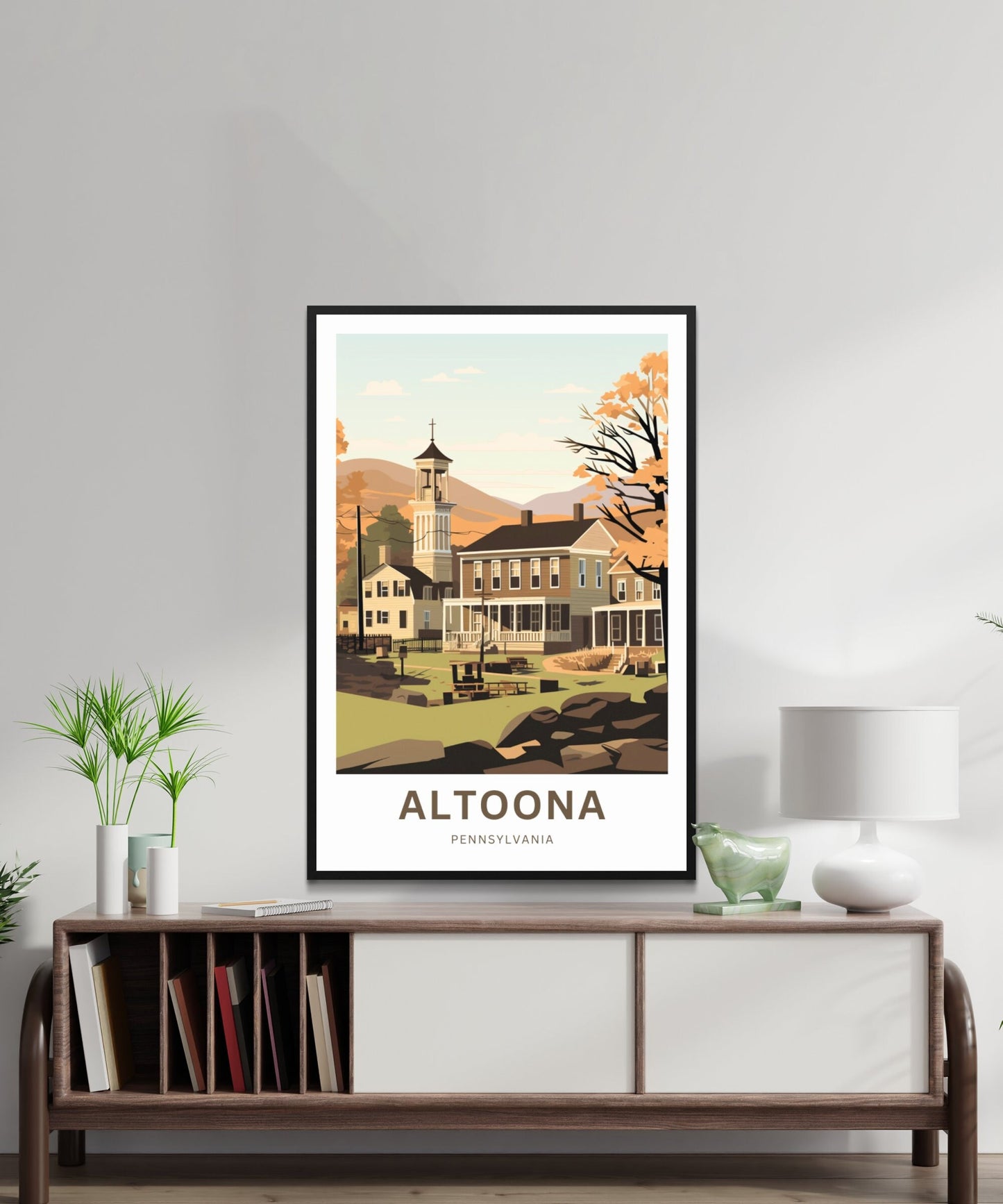 Altoona Travel Poster - Architectural Gems