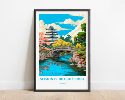 Seimon Ishibashi Travel Poster