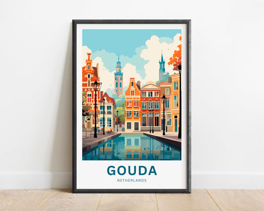 Gouda Travel Poster