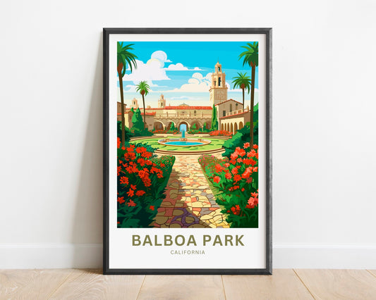 Balboa Park Travel Poster