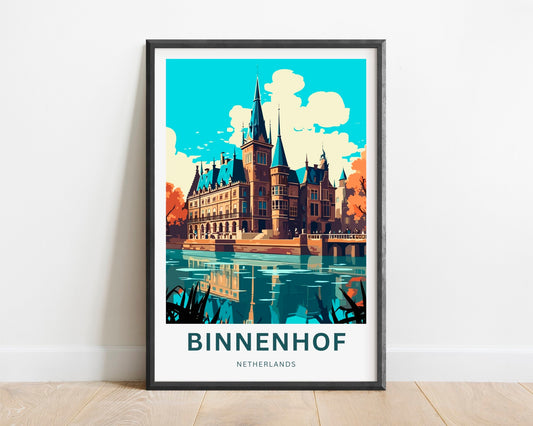 Binnenhof Travel Poster