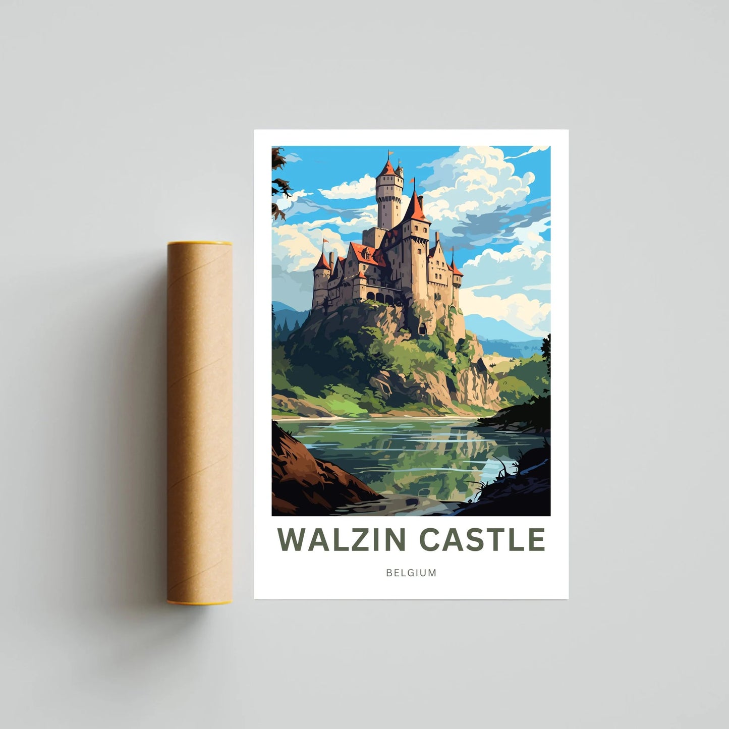 Walzin Travel Poster